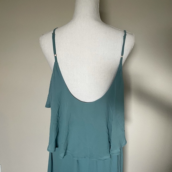 Show Me Your Mumu Caitlin Ruffle Dress XXL teal - Picture 13 of 16